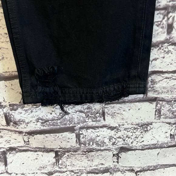 Free People x We The Free CRVY Straight Shooter Jean in Saturated Black Size 30 - Picture 7 of 12